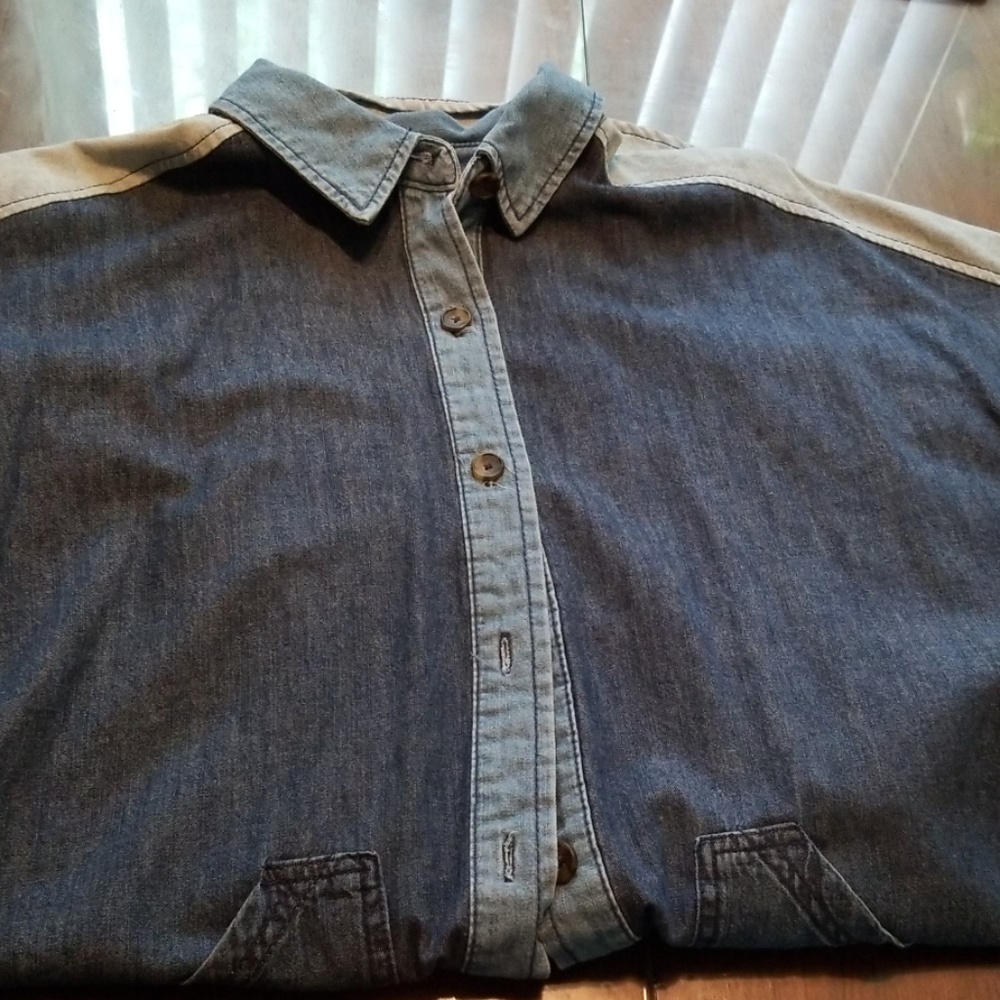 Free People Denim Shirt